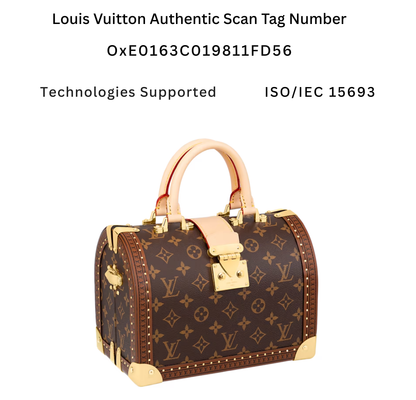 Pre-Owned Authentic Louis Vuitton M11154 Speedy Trunk Monogram