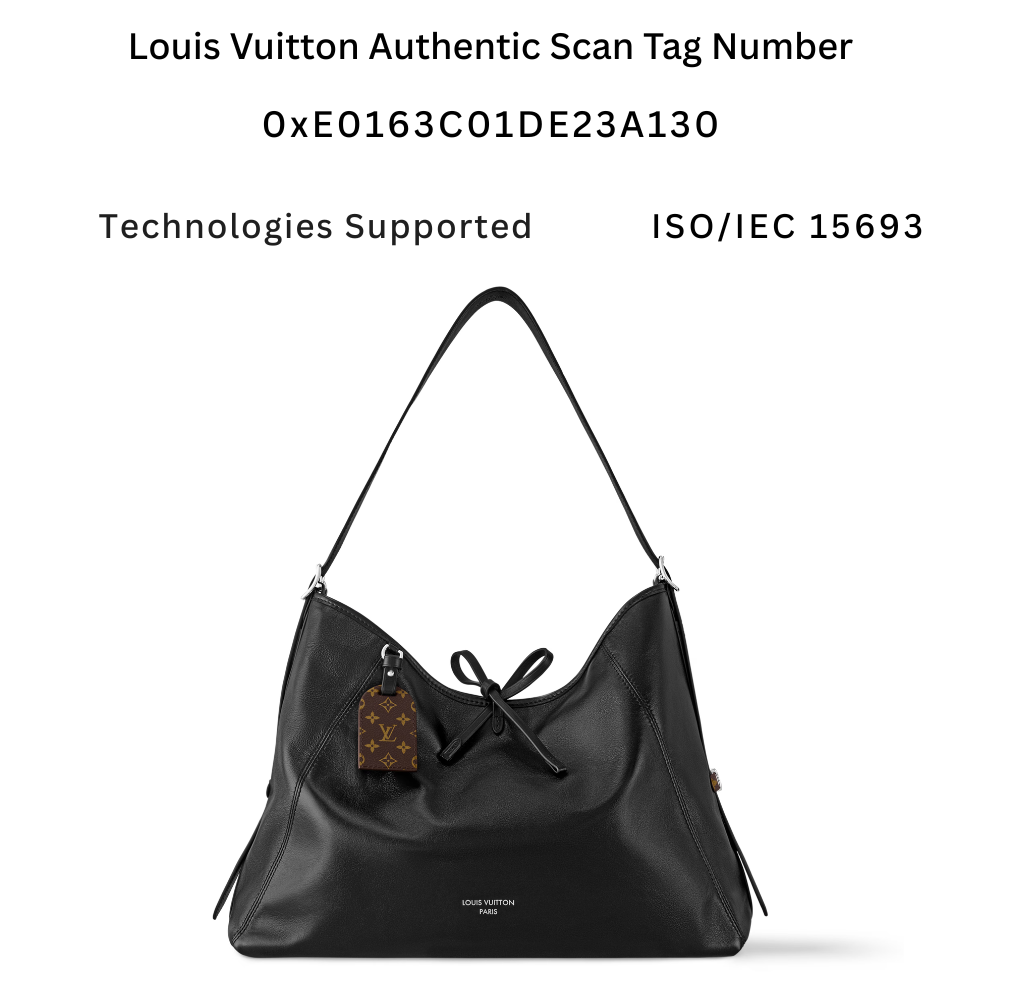 M25143 Pre-Owned Authentic Louis Vuitton Carry All Vibe MM with Authentic RFID Tag