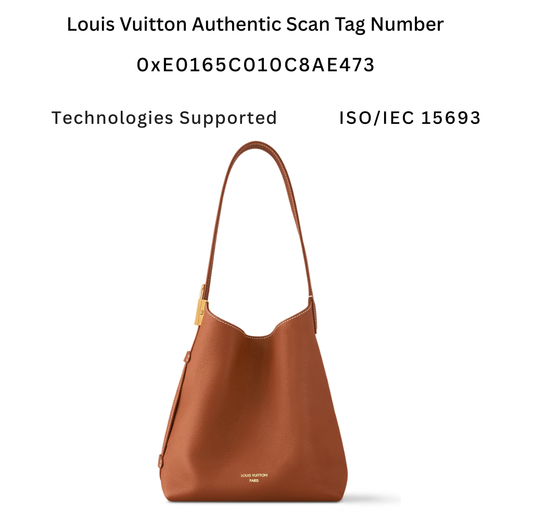 M25468 Pre-Owned Authentic Louis Vuitton  Low Key Lock PM with Authentic RFID Tag