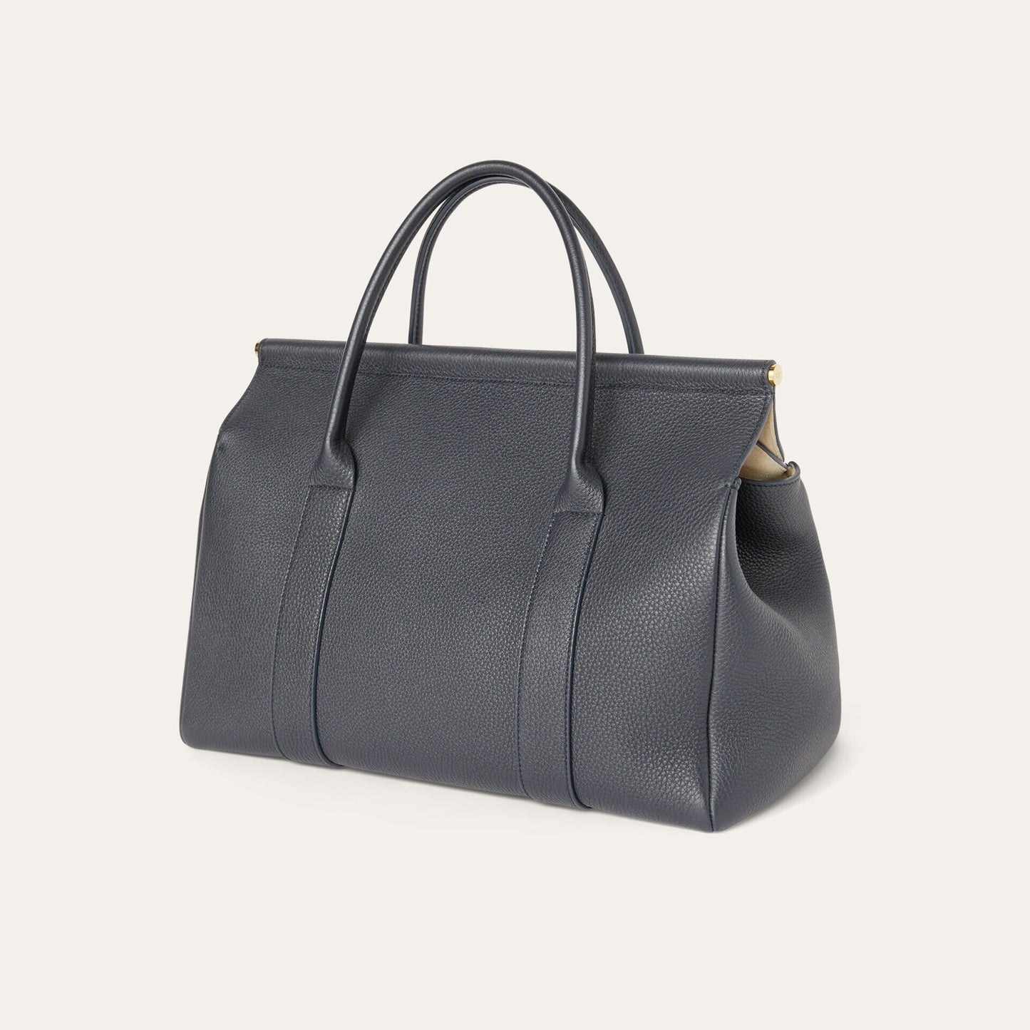 Loro Piana Loom Bag L32 in Black back view
