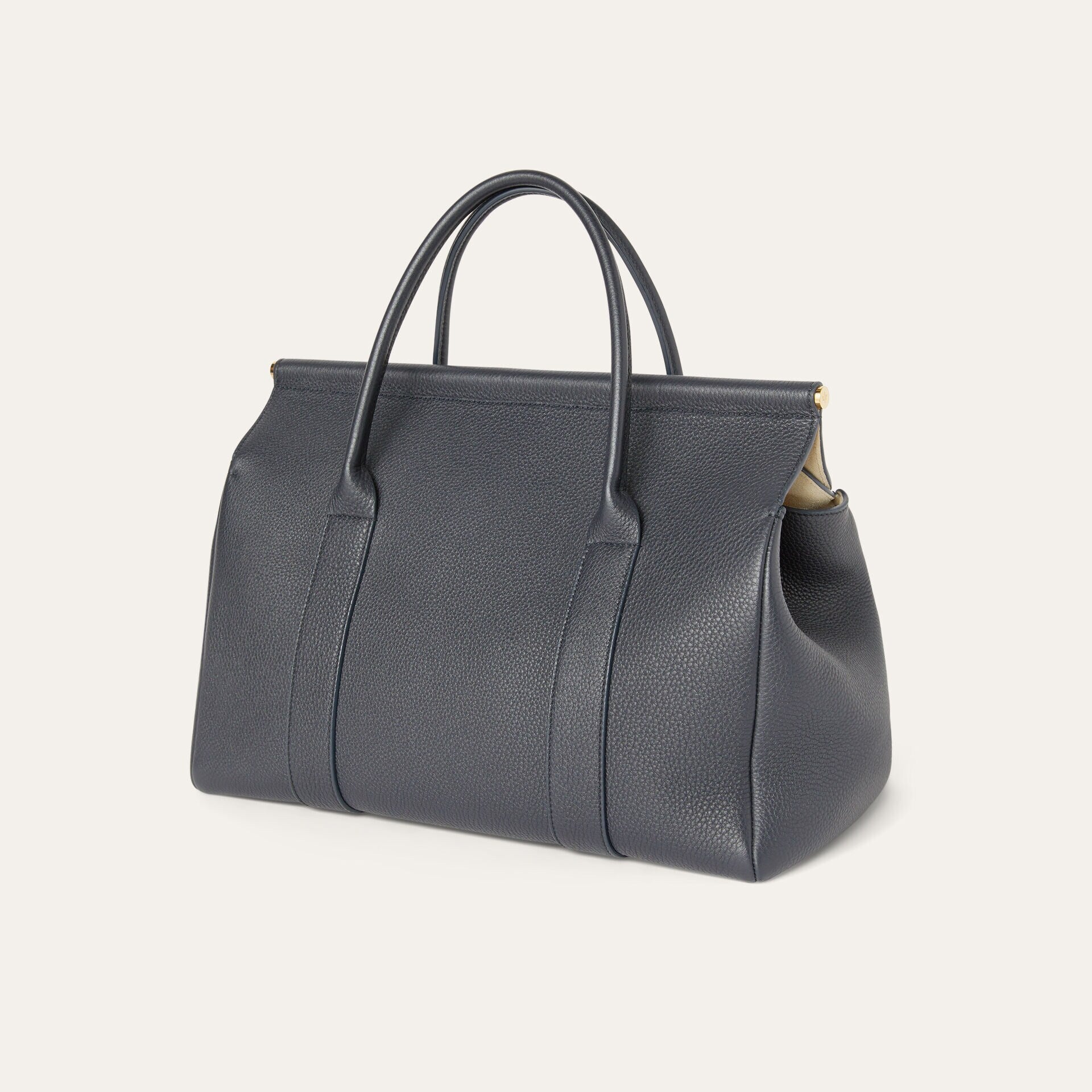 Loro Piana Loom Bag L32 in Black back view
