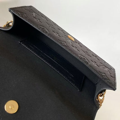 46919 Louis Vuitton Wallet on Chain Lily  Monogram Empreinte Leather with Authentic RFID Tag
