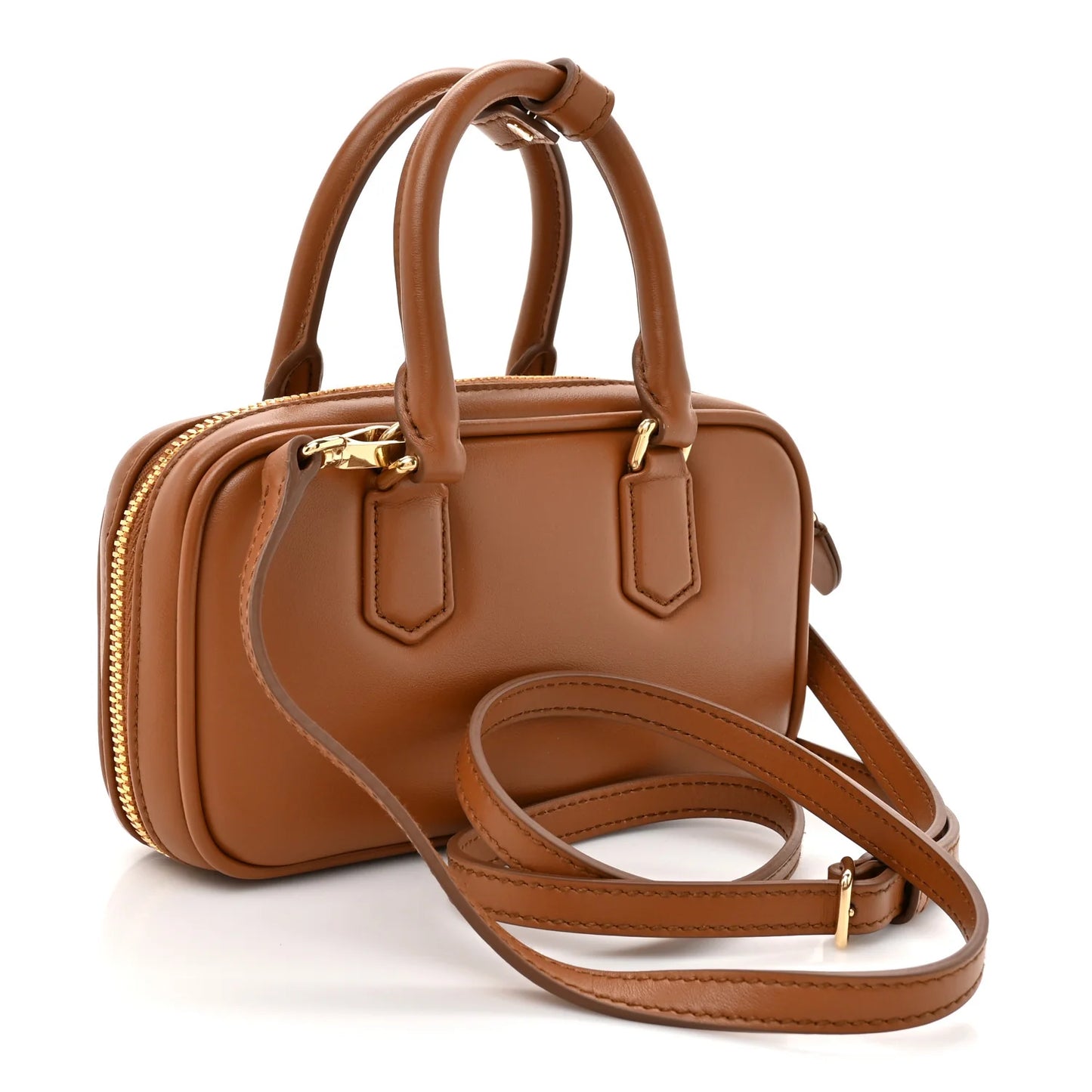 Miu Miu Arcadie  Leather Bag back view