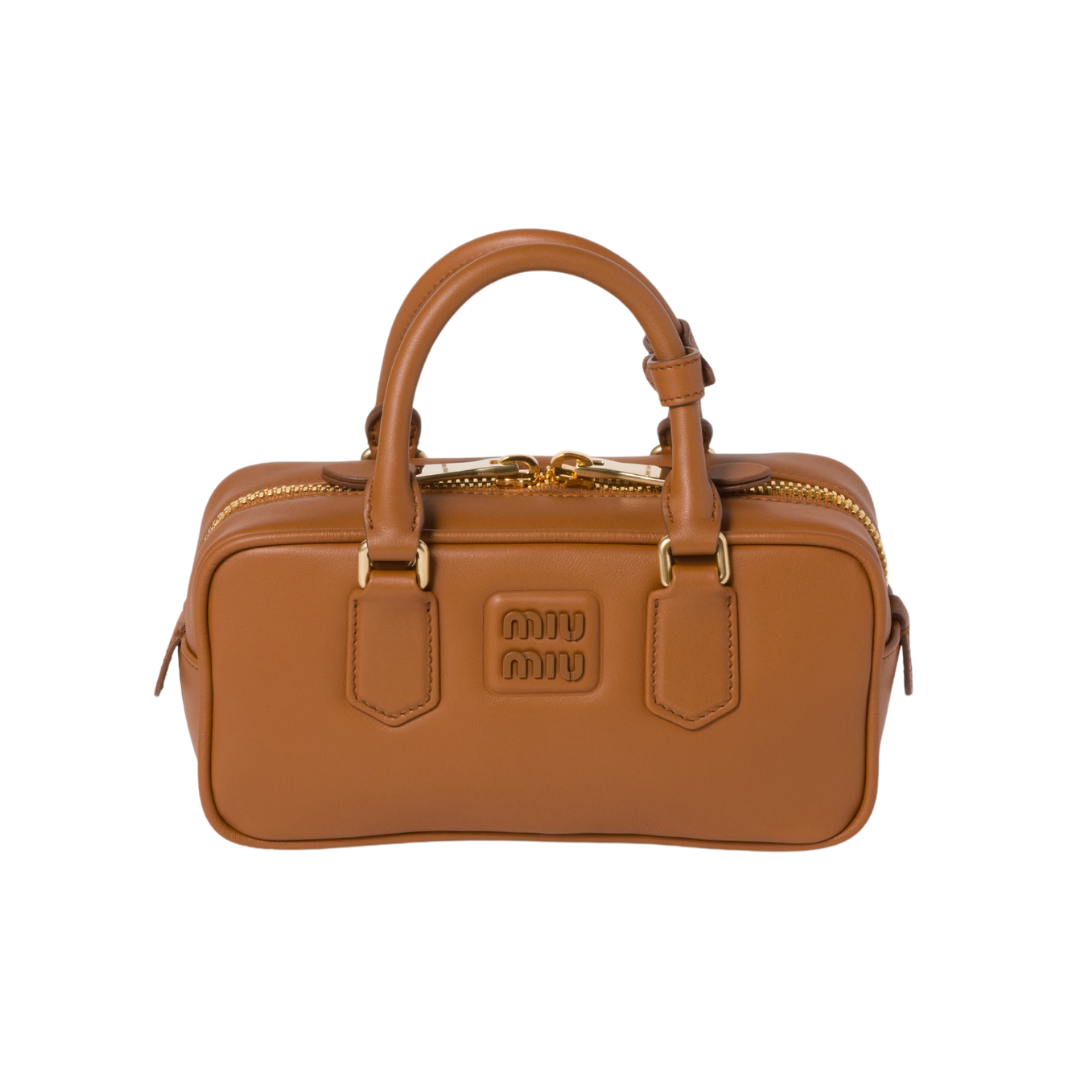 Miu Miu Arcadie  Leather Bag front view