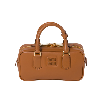 Miu Miu Arcadie  Leather Bag front view