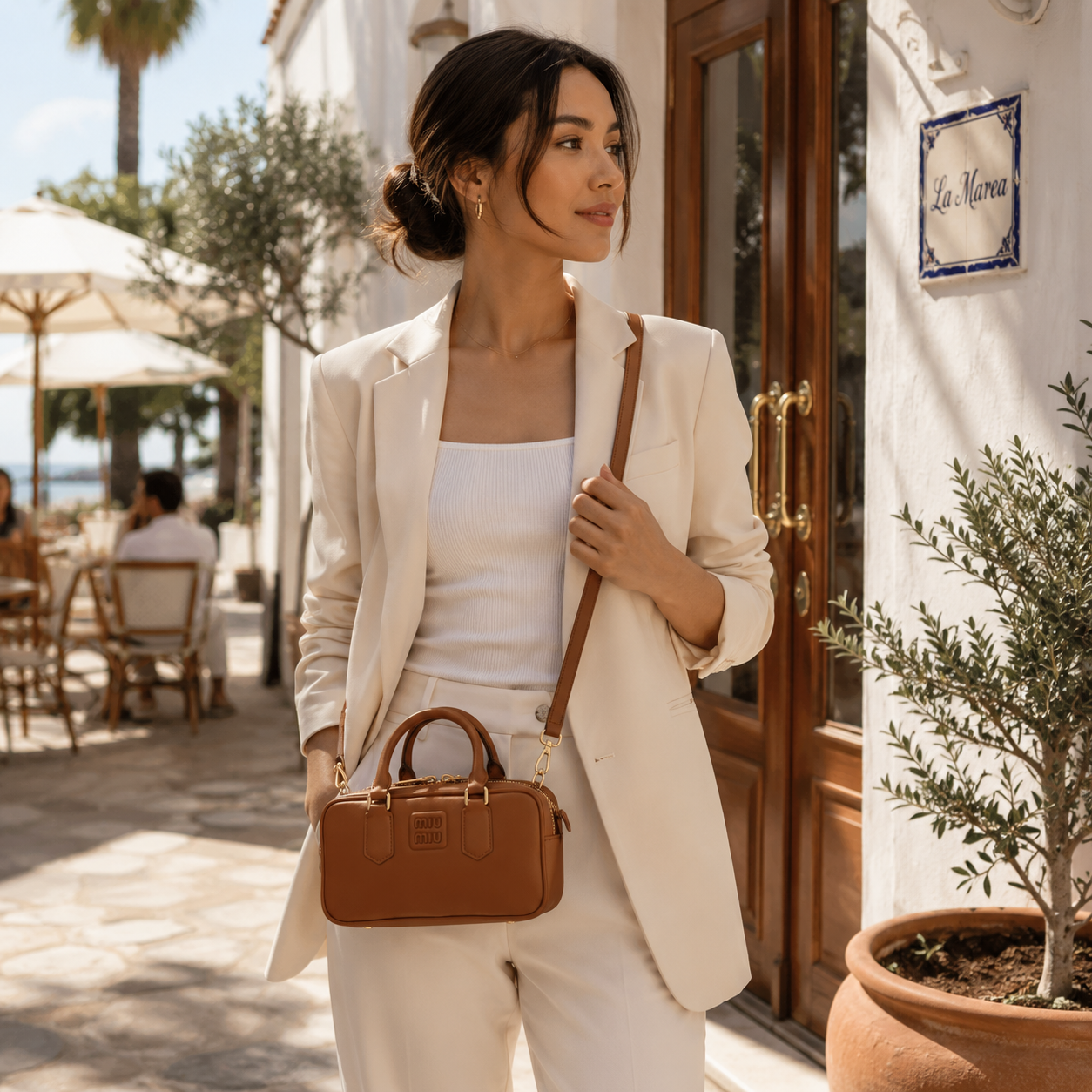 Miu Miu Arcadie Leather Bag lifestyle