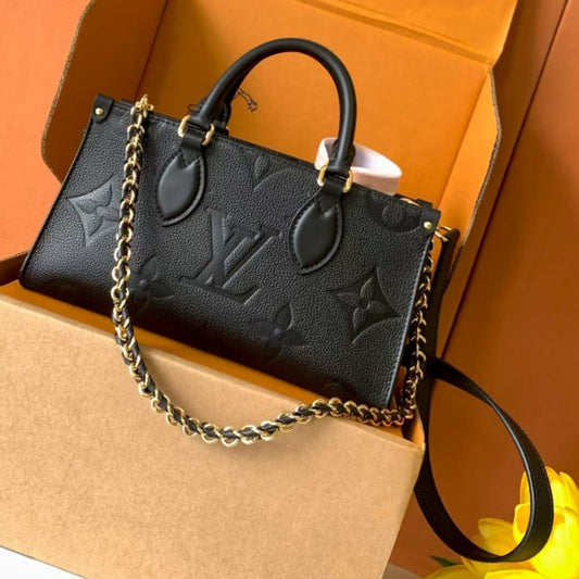 Pre-Owned Authentic Louis Vuitton OnTheGo East West  Black Monogram