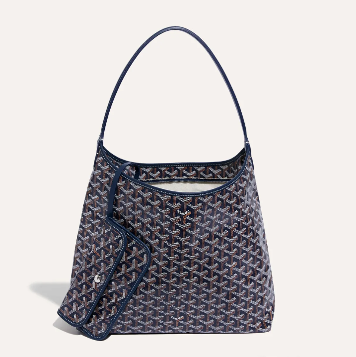 Pre-Owned Authentic - Goyard Bohème Hobo Navy Blue Bag