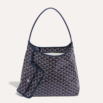 Pre-Owned Authentic - Goyard Bohème Hobo Navy Blue Bag