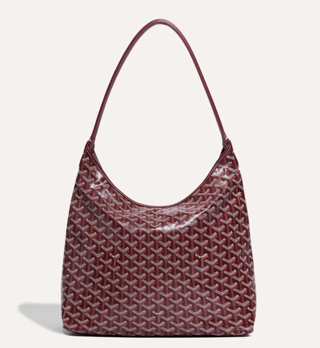 Pre-Owned Authentic - Goyard Bohème Hobo Burgundy Bag