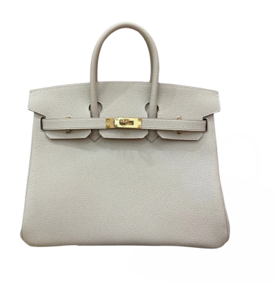 Pre-Owned Authentic Hermes Birkin 25cm White