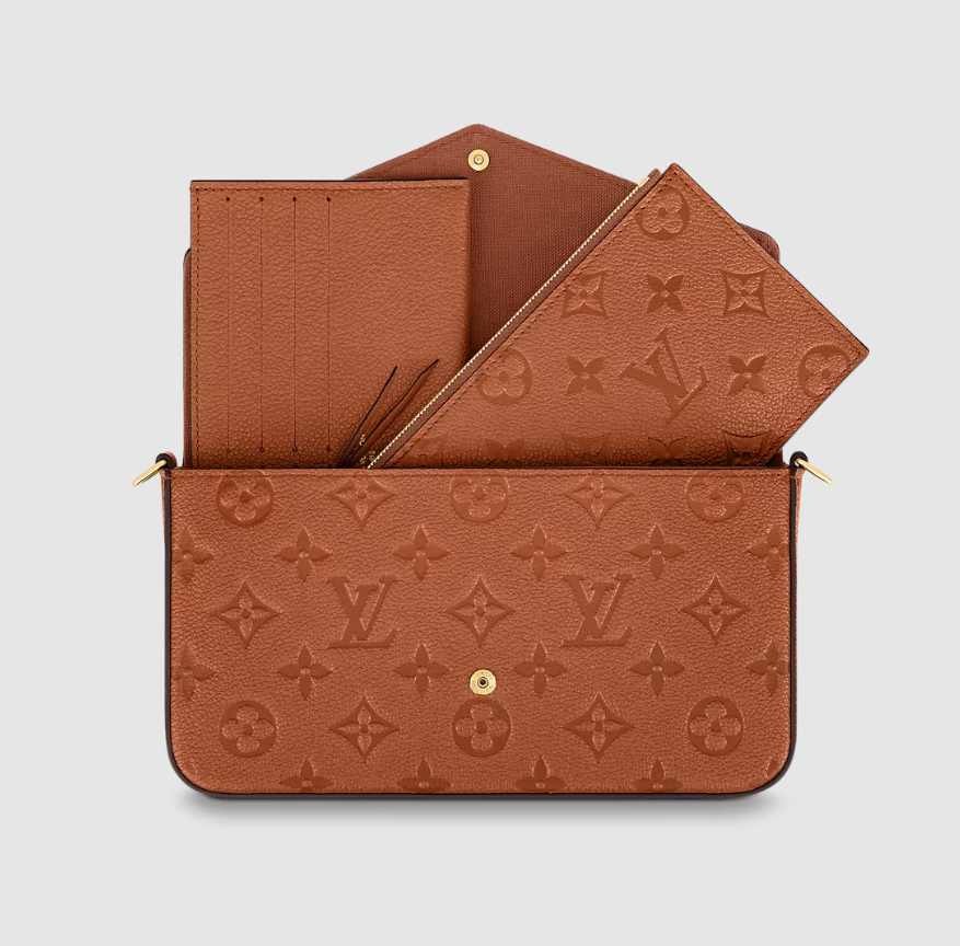 M8042 Pre-Owned Authentic Pochette Felicie with Authentic RFID Tag