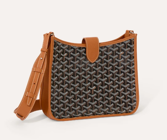 Pre-Owned Authentic -Goyard Musette Bag Black & Tan