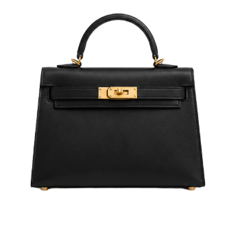 Pre-Owned Authentic - Hermes Mini Kelly 15 Black