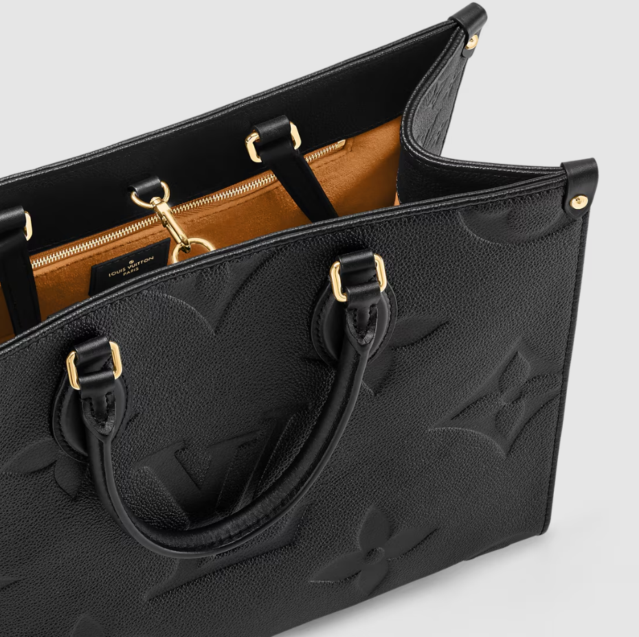 M45595 Pre-Owned Authentic Louis Vuitton OnTheGo MM with Authentic RFID Tag