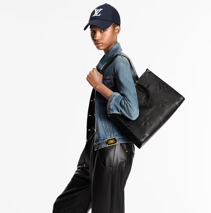 M45595 Pre-Owned Authentic Louis Vuitton OnTheGo MM with Authentic RFID Tag