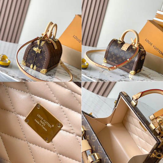 Pre-Owned Authentic Louis Vuitton M11154 Speedy Trunk Monogram