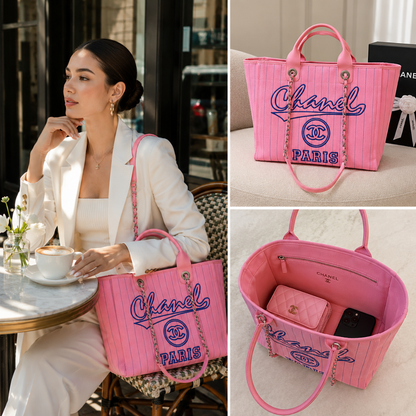 Pre-Owned Authentic - Chanel Large Deauville Tote