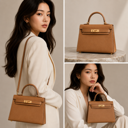 Pre-Owned Authentic - Hermes Mini Kelly 15 Tan