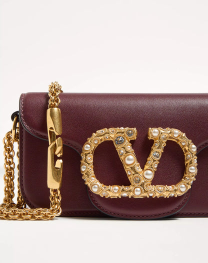Valentino Garavani Locò Small Shoulder Bag close-up view