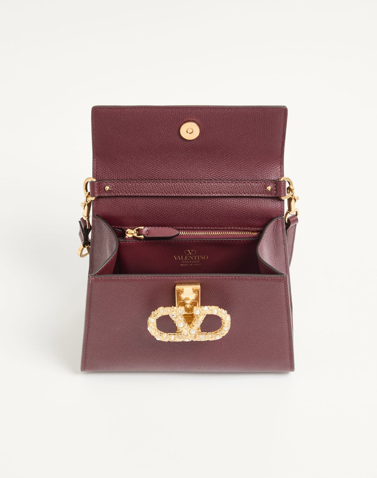 Valentino Garavani Vsling Small Handbag interior view