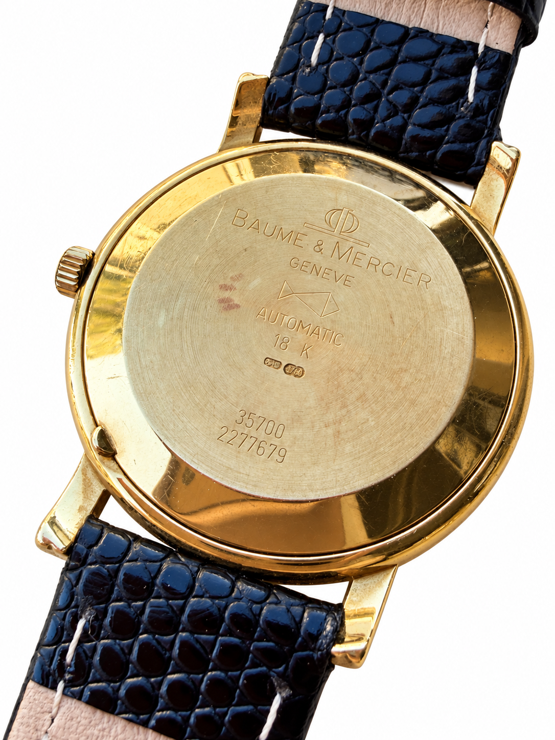 Baume & Mercier Classima vintage watch case back