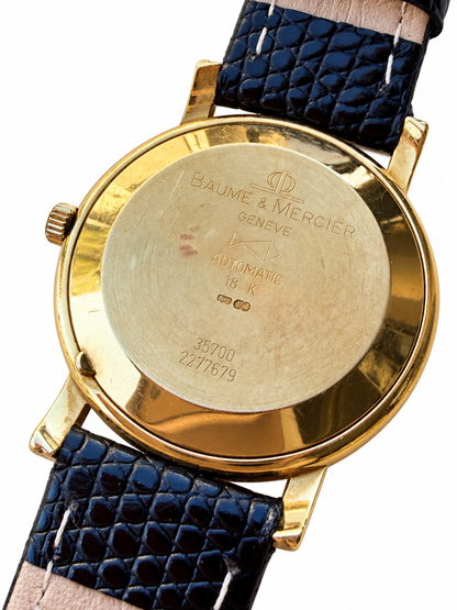 Baume & Mercier Classima vintage watch case back