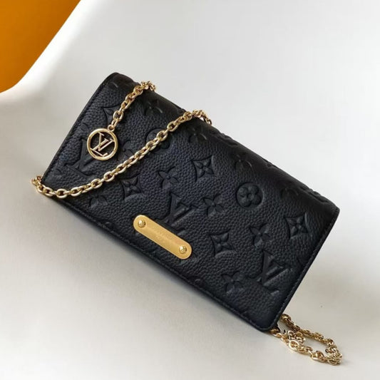 Louis Vuitton Wallet on Chain Lily  Monogram Empreinte Leather Pre-Owned Authentic