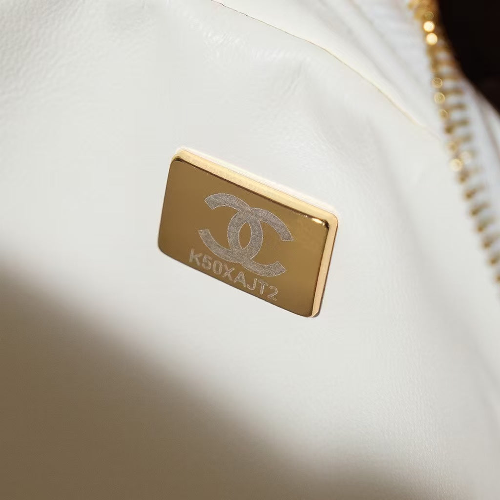 Pre-Owned Authentic Chanel Shiny Lambskin Mini Camera Bag