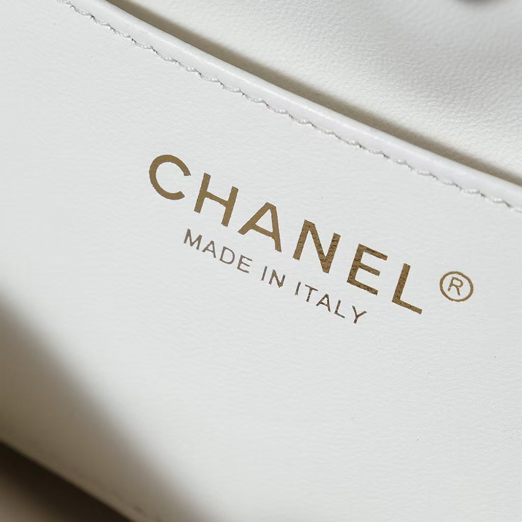 Pre-Owned Authentic Chanel Shiny Lambskin Mini Camera Bag