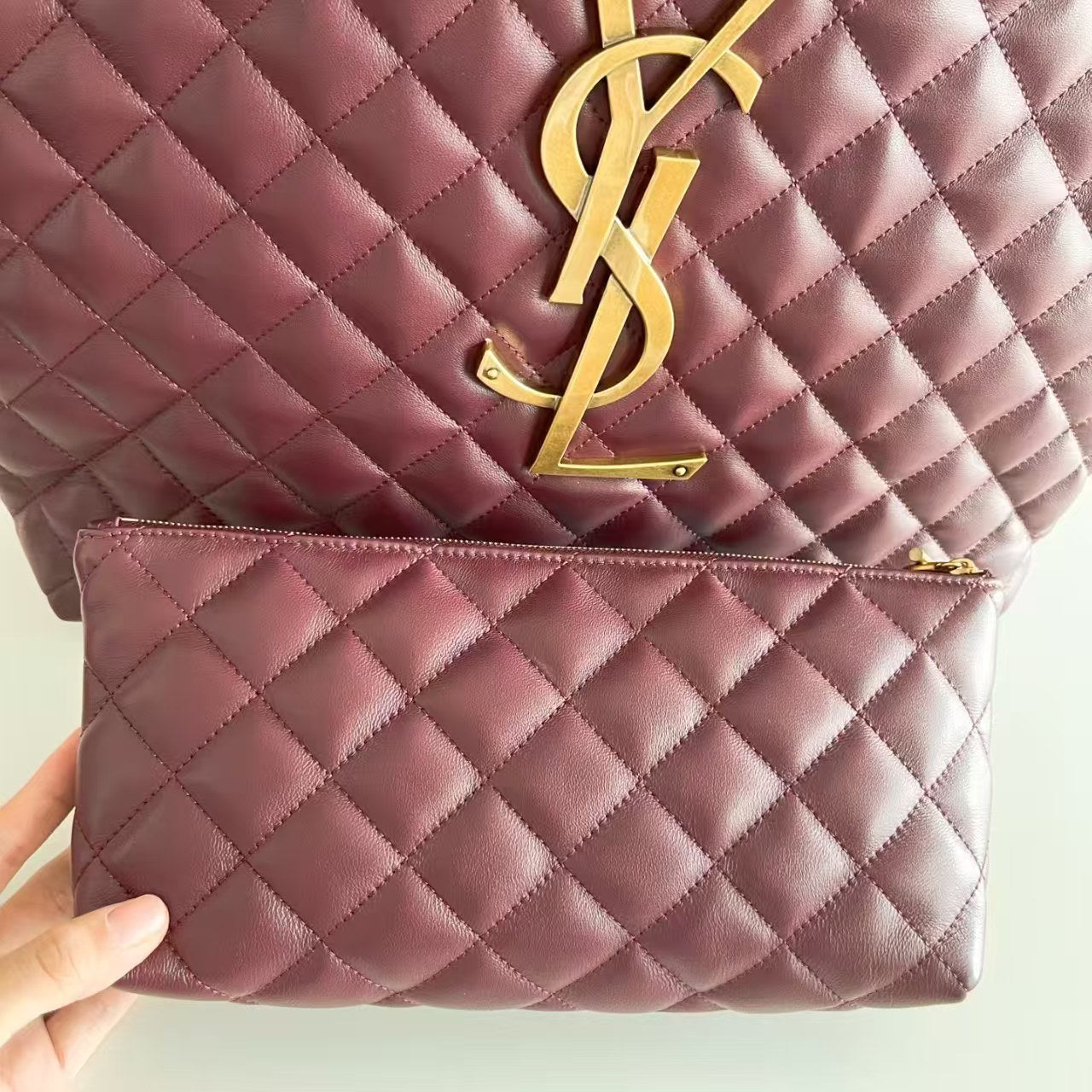 Pre-Owned Authentic Saint Laurent Icare Maxi Tote