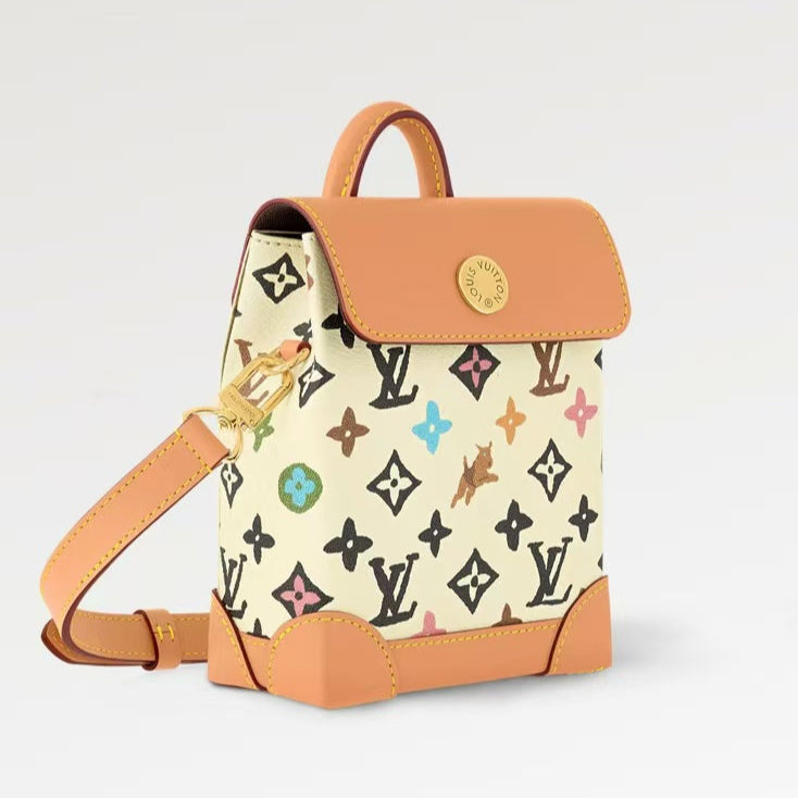 Pre-Owned Authentic Louis Vuitton x Tyler, the Creator Nano Steamer – Monogram Craggy Vanilla