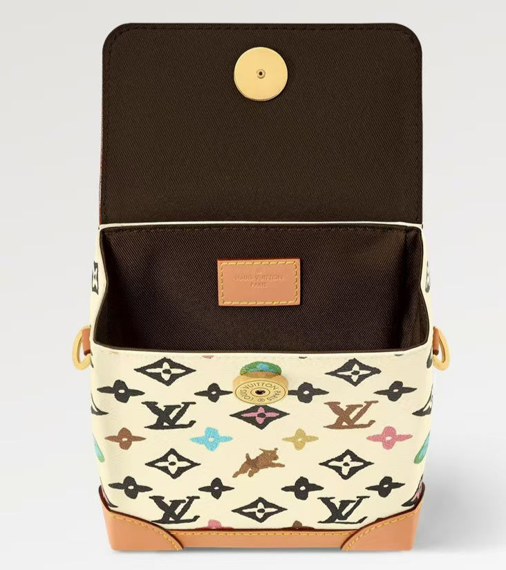Pre-Owned Authentic Louis Vuitton x Tyler, the Creator Nano Steamer – Monogram Craggy Vanilla