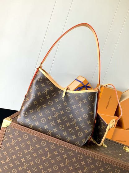 M46203 Pre-Owned Authentic Louis Vuitton Carry All MM with Authentic RFID Tag