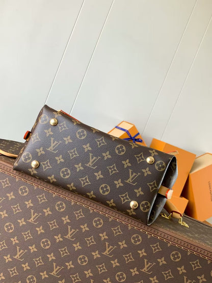 M46203 Pre-Owned Authentic Louis Vuitton Carry All MM with Authentic RFID Tag