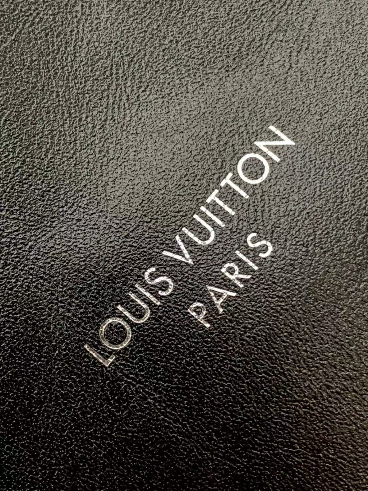 Pre-Owned Authentic Louis Vuitton Carry All Vibe MM – Lambskin Leather, Palladium Hardware