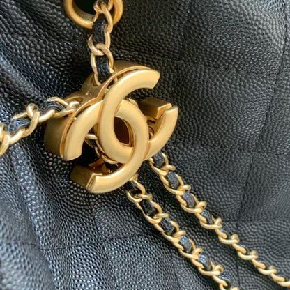 Pre-Owned Authentic Chanel 25 Black