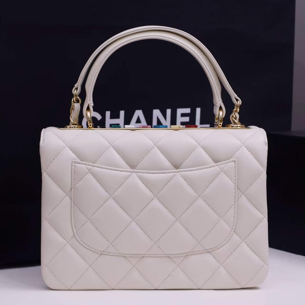Pre-Owned  Authentic Chanel Trendy Multi-Color