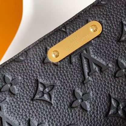 46919 Louis Vuitton Wallet on Chain Lily  Monogram Empreinte Leather with Authentic RFID Tag