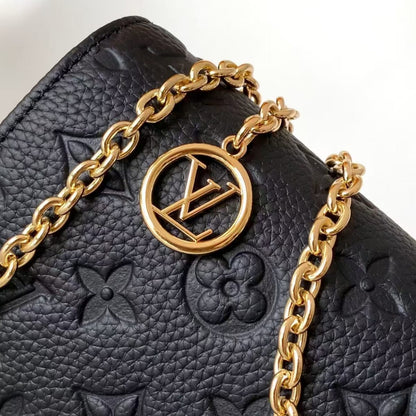 46919 Louis Vuitton Wallet on Chain Lily  Monogram Empreinte Leather with Authentic RFID Tag