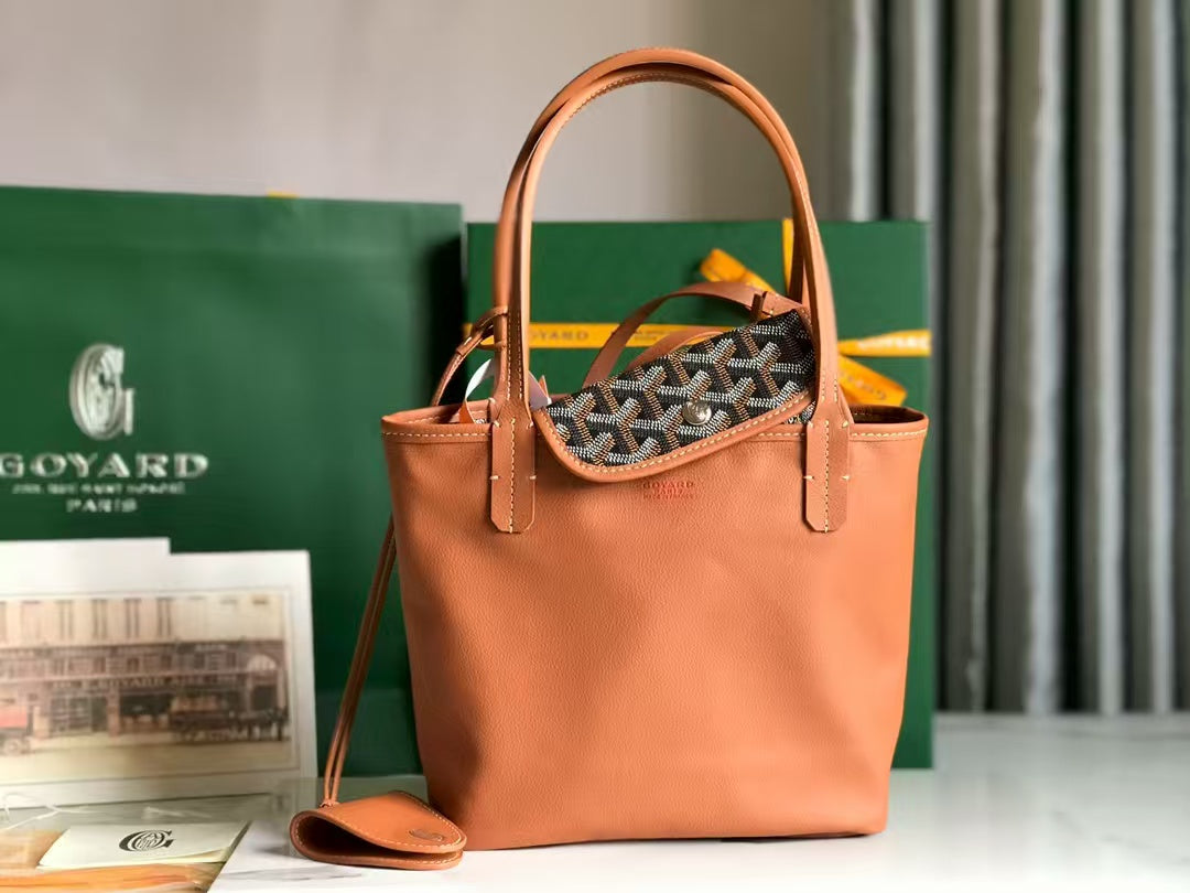 Goyard Anjou Mini Tote in Black and Tan – Pre-Owned Authentic