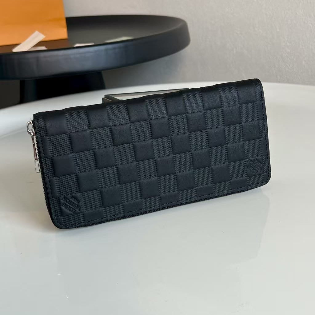 Louis Vuitton Brazza Large Wallet in Damier Infini Leather – Pre-Owned Authentic