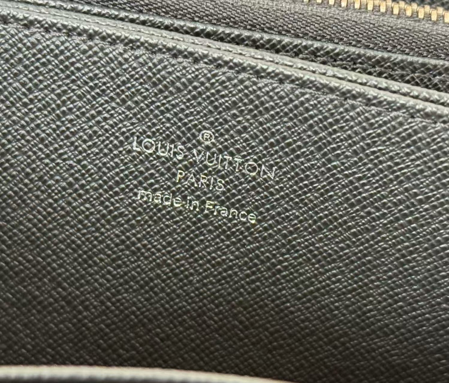 Louis Vuitton Long Wallet Monogram Eclipse Black - Pre-Owned Authentic