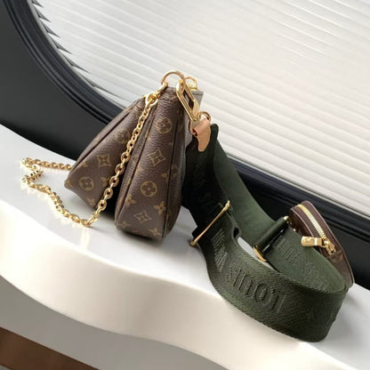M44813 Pre-Owned Authentic Louis Vuitton Multi Pochette with Authentic RFID Tag