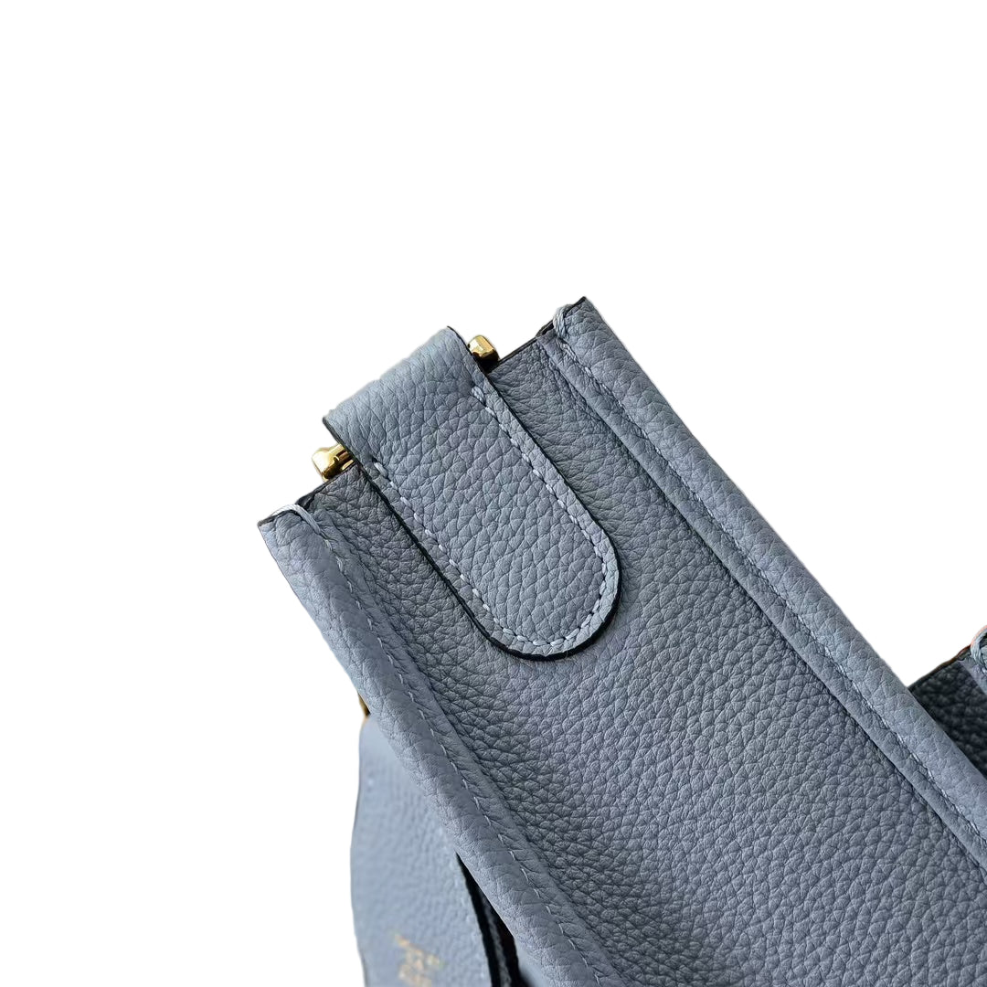 Pre-Owned Authentic Hermes Evelyne 23  Light Blue