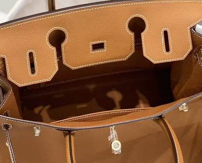 Hermes Birkin 30 Epsom Leather in Gold with Gold Hardware – Pre-Owned Authentic