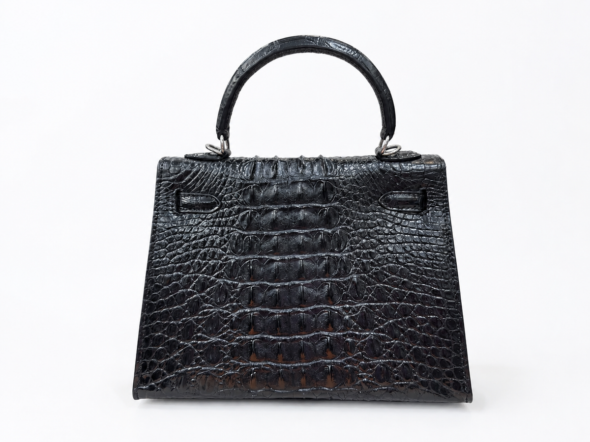 Hermes Kelly 25 Genuine Alligator  Leather - Pre-Owned Authentic