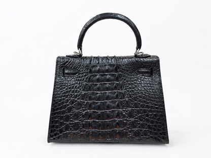 Hermes Kelly 25 Genuine Alligator  Leather - Pre-Owned Authentic