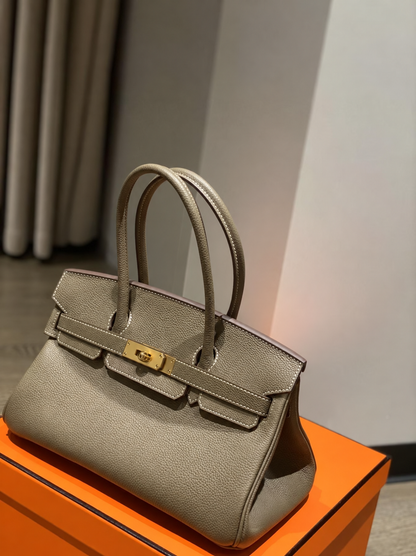 Hermès Shoulder Birkin Light 29 in Elephant Gray| Pre-owned Authentic
