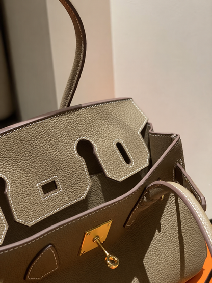 Hermès Shoulder Birkin Light 29 in Elephant Gray| Pre-owned Authentic